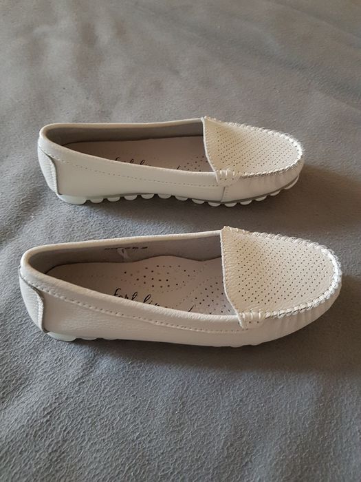 Mokasyny damskie skóra