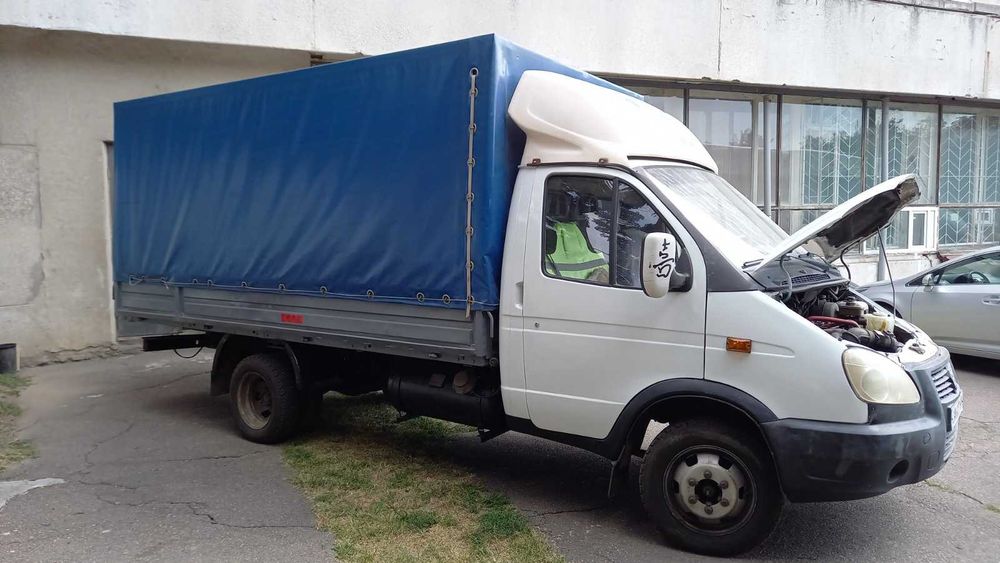 ГАЗель ГАЗ 330202 бортовая, с тентом