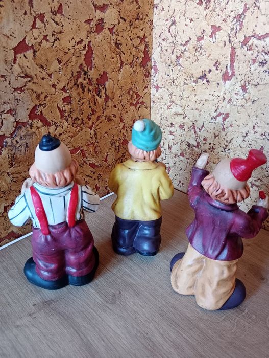 Figurki klaunów - stare
