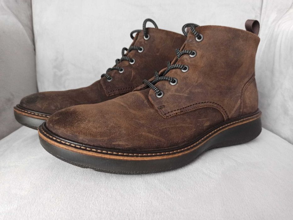 Ecco Aurora męskie Buty Trzewiki Półbuty Skóra Nubuk 42 / 43 (28,5 cm)