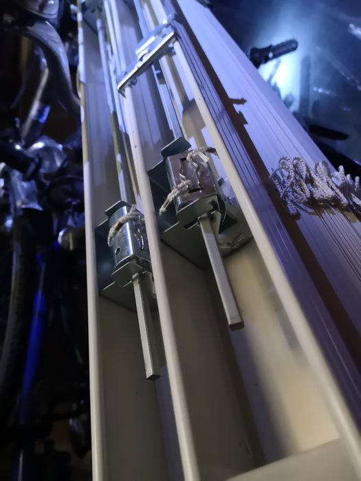 Żaluzje okienne białe, 182x230 cm. 3 sztuki