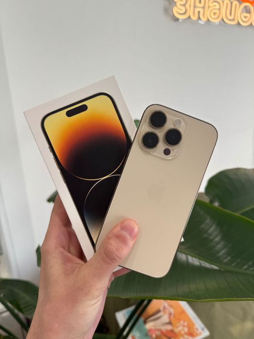 СТАН НОВОГО iPhone 14 Pro 128 Gb Gold Neverlock