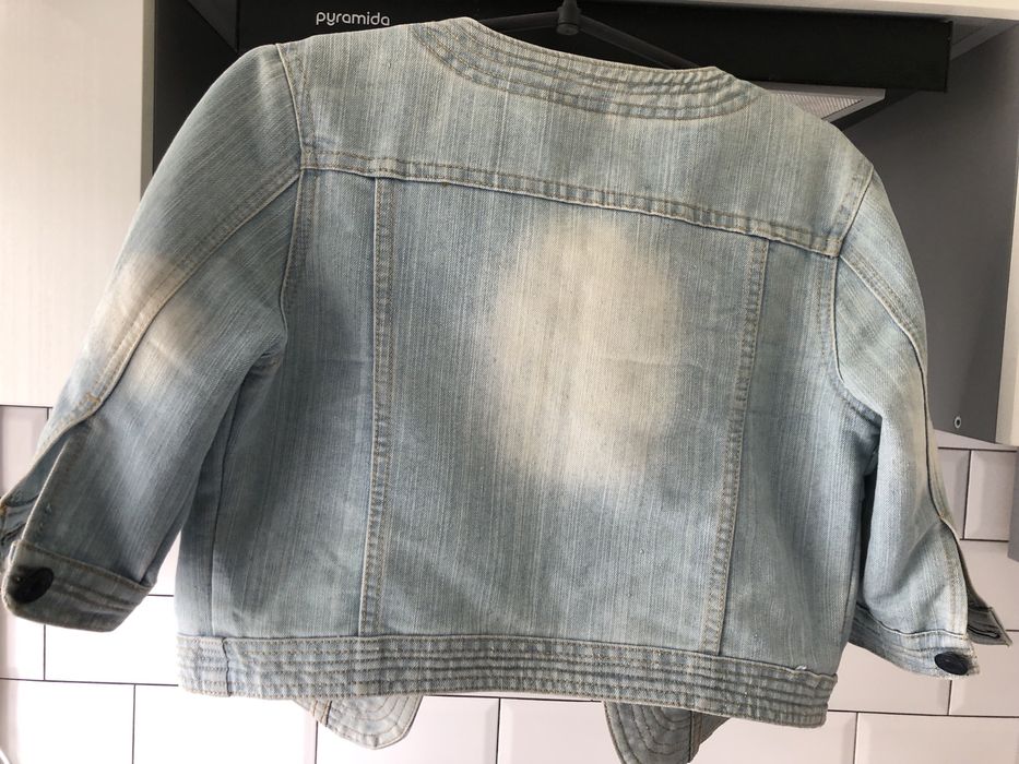 Коротка джинсова куртка джинсовка XS S