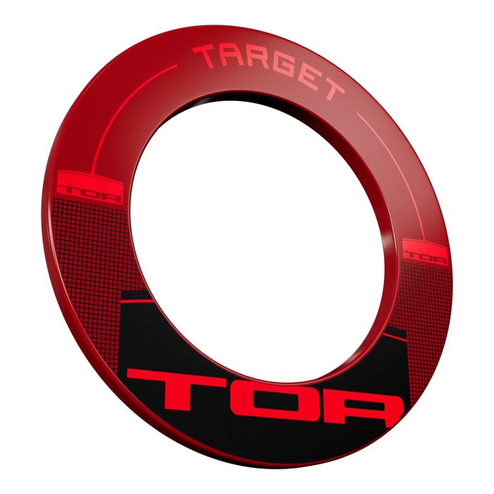 Opona ochronna na ścianę Target TOR Dartboard Surround czerwona