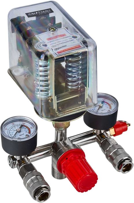 Wyłącznik ciśnieniowy 3-fazowy + trójnik regulator ciśnienia KD2169