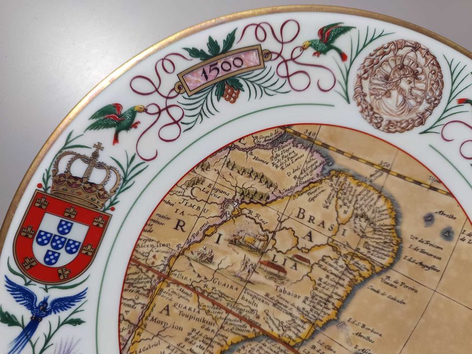 Prato “Chegada à Terra de Vera Cruz”