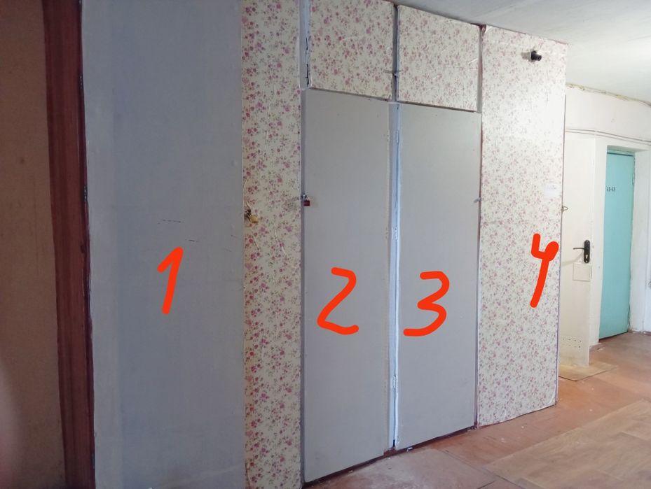 Однокімнатна квартира в гуртожитку