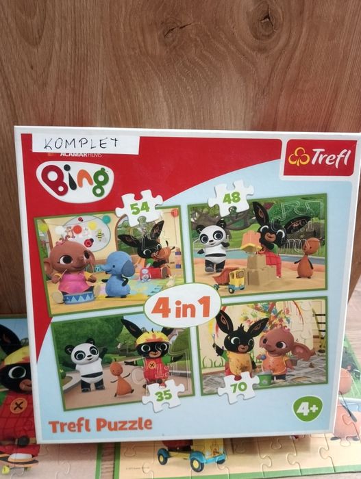 Puzzle dla dzieci trefl Bing 4 w 1