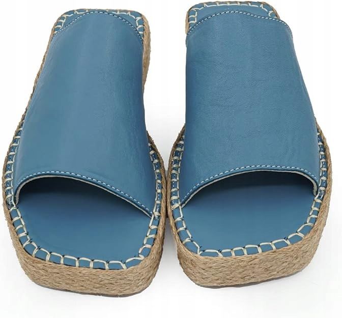Runnerboss damskie buty niebieskie klapki wsuwane casual 38 1j1a