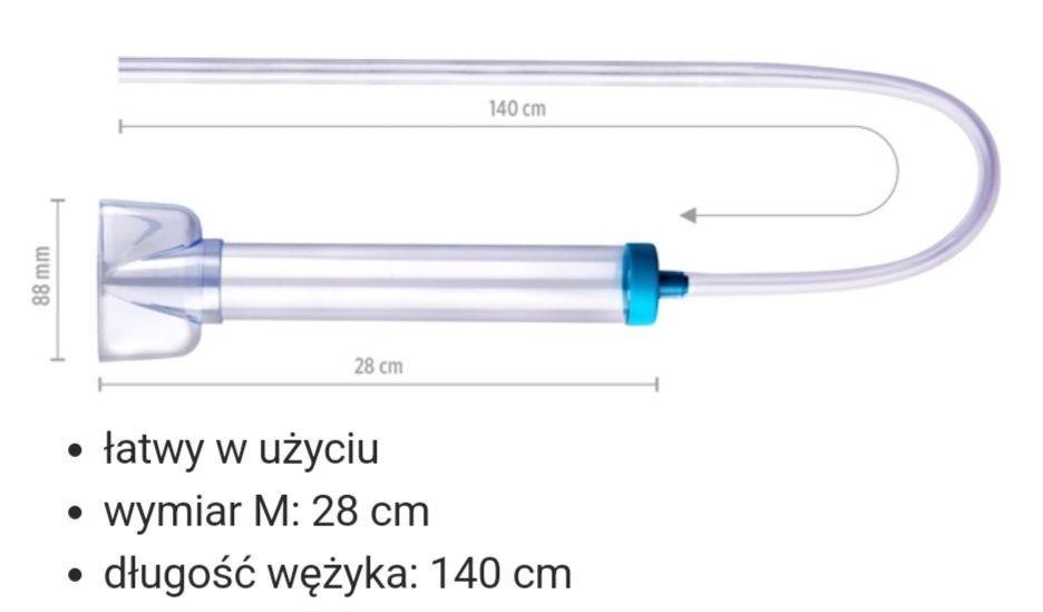 Zestaw odmulający do akwarium Tuba "M" 28 cm