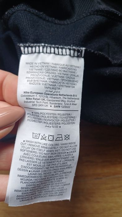 Nike bluza czarna sportowa S na zamek 36 unisex damska męska