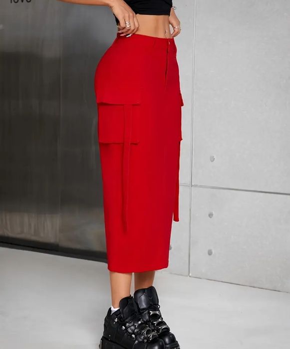 Джинсова спідниця еластична