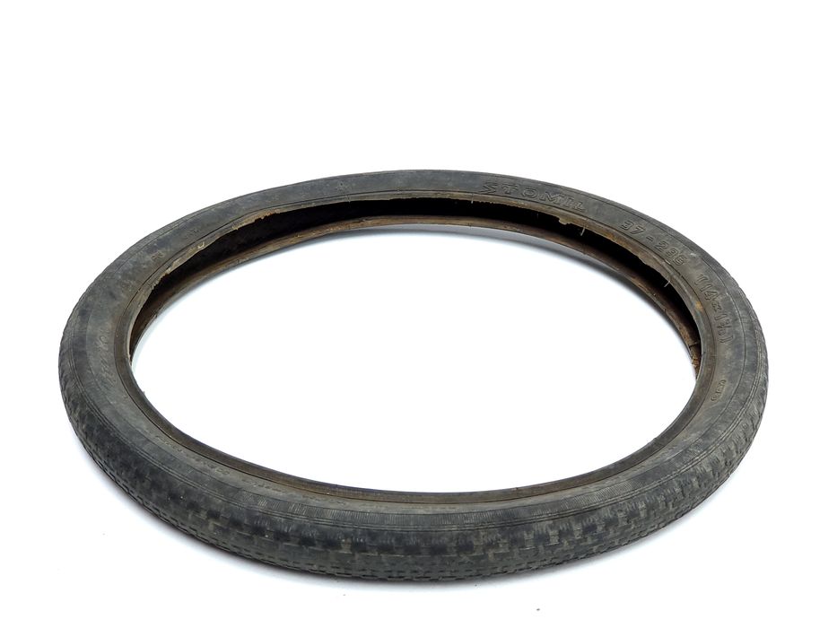 Opona Stomil Junior 14x1 3/8 cala 1981 rok Romet Pinio PRL