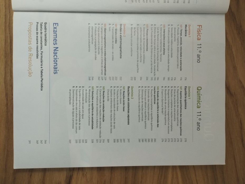 Livro de preparação para os exames de físico química A