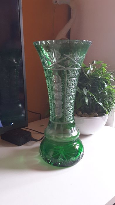 Piękne wazony kryształowe czasy PRL !!!