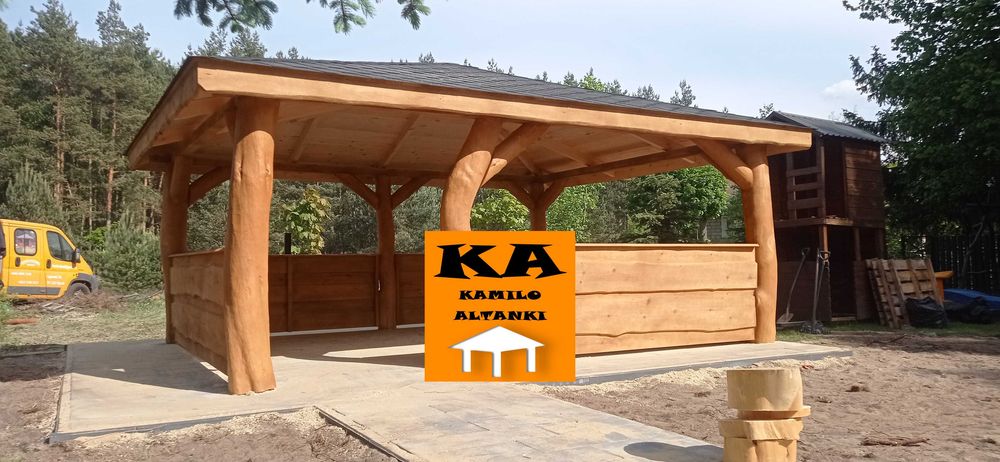 Altanka, Altana, Altanki, Altany na grubym balu ogrodowe