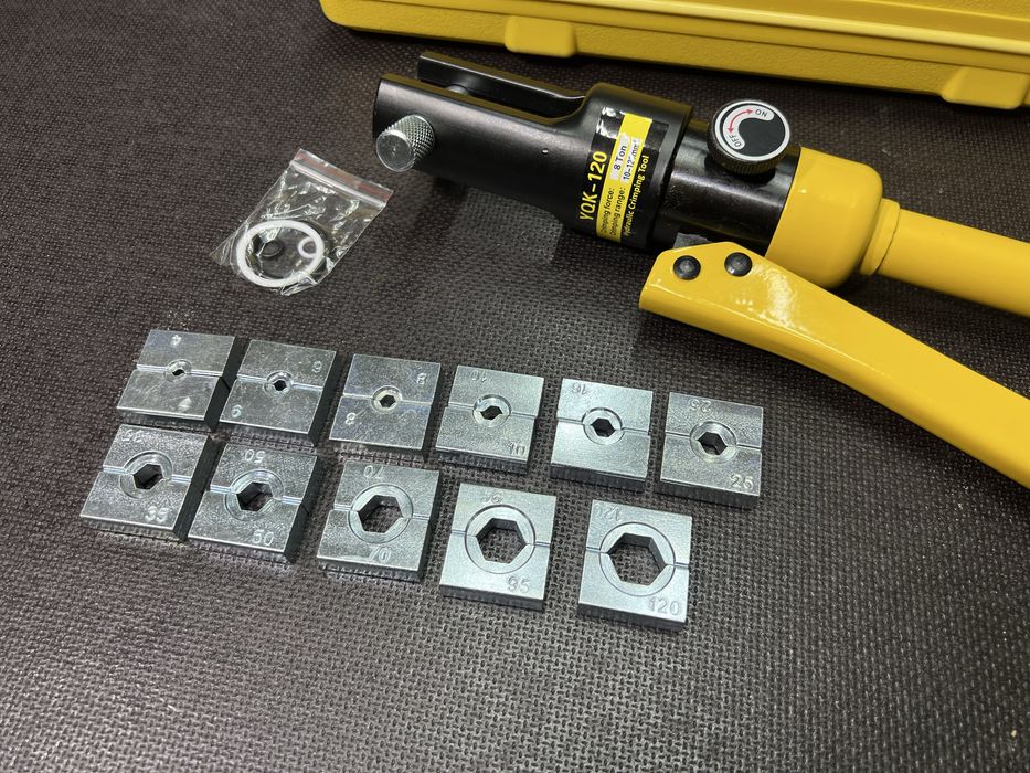 Пресс гидравлический Обжимка YQK-120 От 4 до 120 мм² + ремкомплект