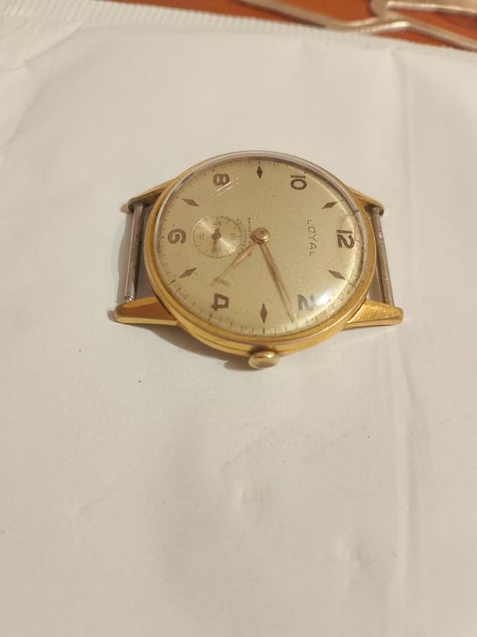 Ładny Stary Zegarek Vintage Loyal 17  jewels lata 50/60te