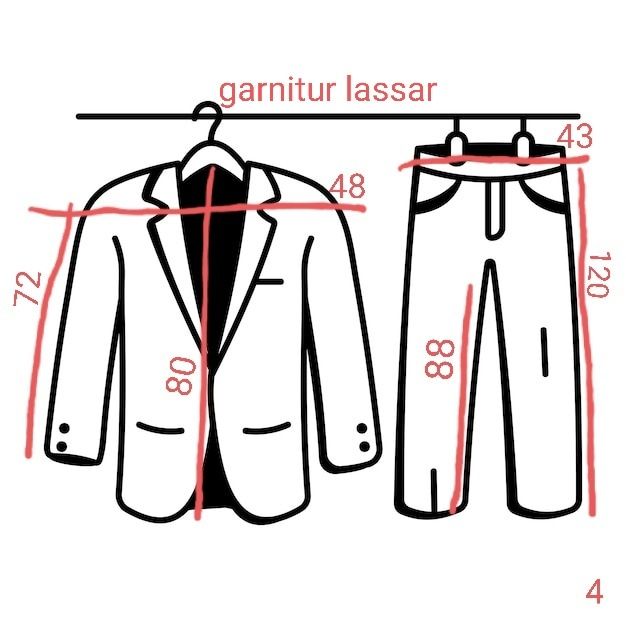 Garnitur lassar 100/188/86