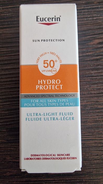 Eucerin hydro protect SPF50+, ultralekki fluid ochronny do twarzy