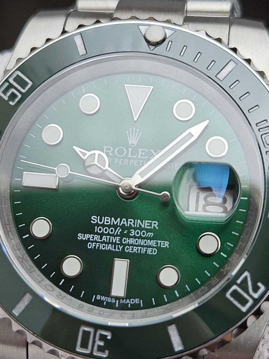 Мужские механические часы Rolex Submariner Hulk
