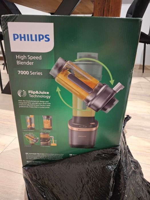 NOWY Blender Sokowirówka PHILIPS Flip&Juice HR3770, 7000 Series