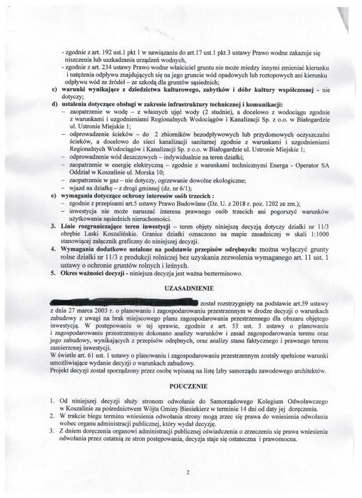 Sprzedam działkę rolno - budowlaną 0,1554 ha z warunkami zabudowy - Więcej