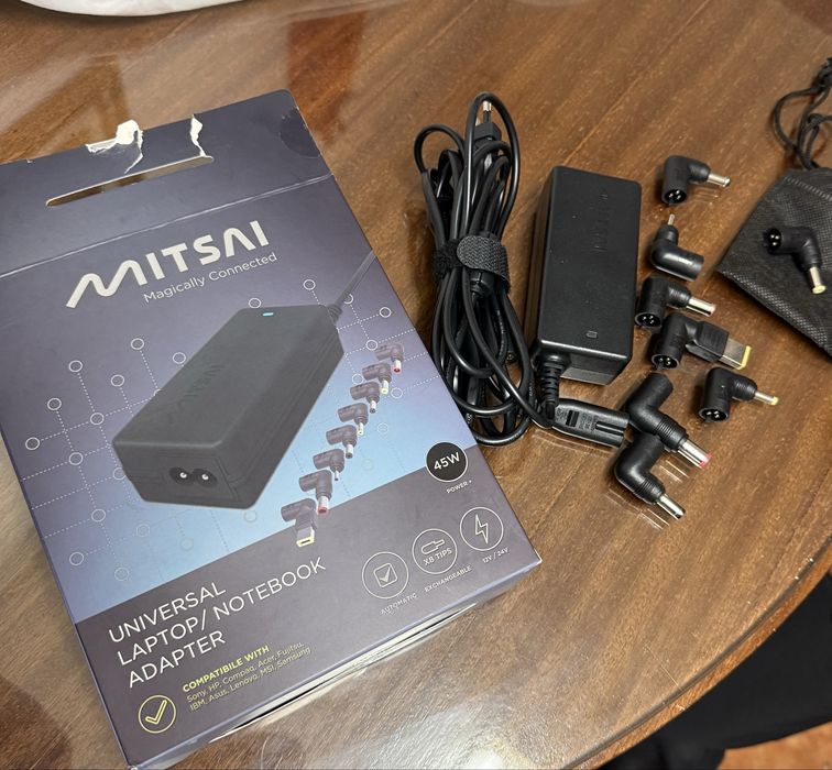 Mitsai carregador universal para laptop NOVO
