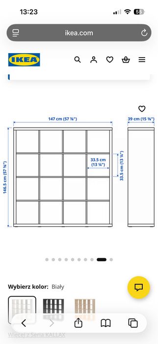 Półka regał Ikea