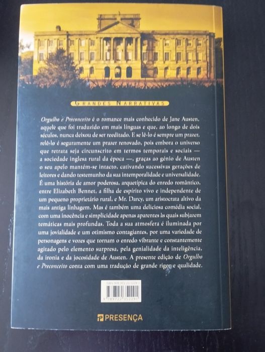 Livro Orgulho e Preconceito