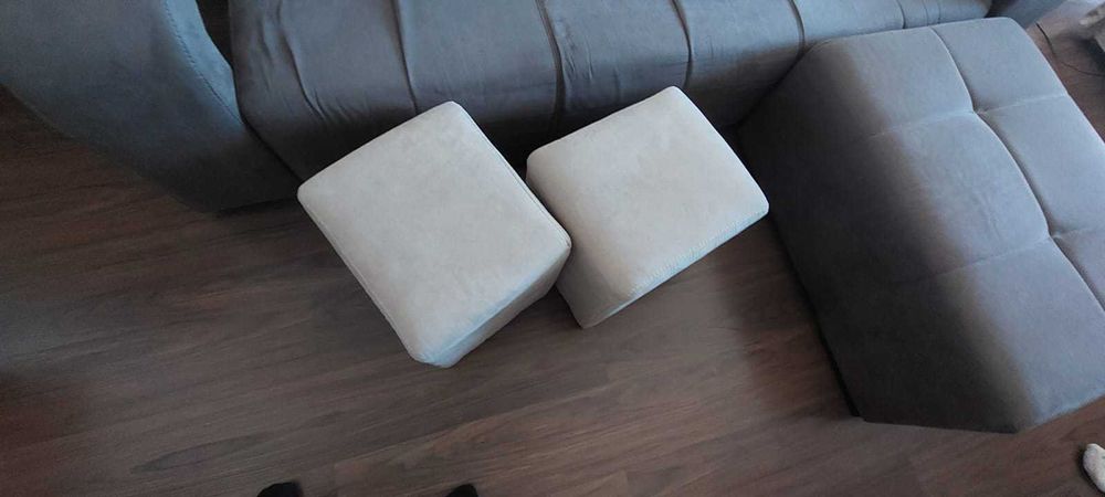 Sofá 3lugares  chaise longue amovível