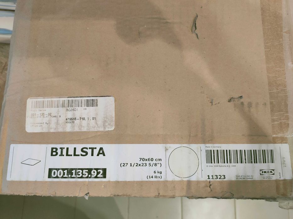 Ikea Billsta - Blat Biały 001.135.92