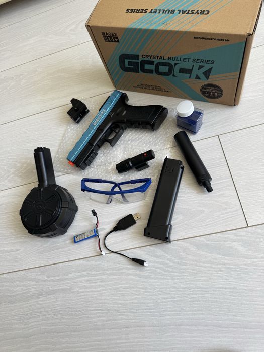 Игрушка игрушечный пистолет орбиз електронный пистолетик на орбизах глок glock gle817