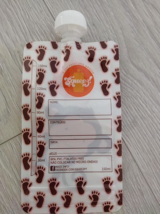 Pack 4 Pacotes reutilizáveis Squeez!