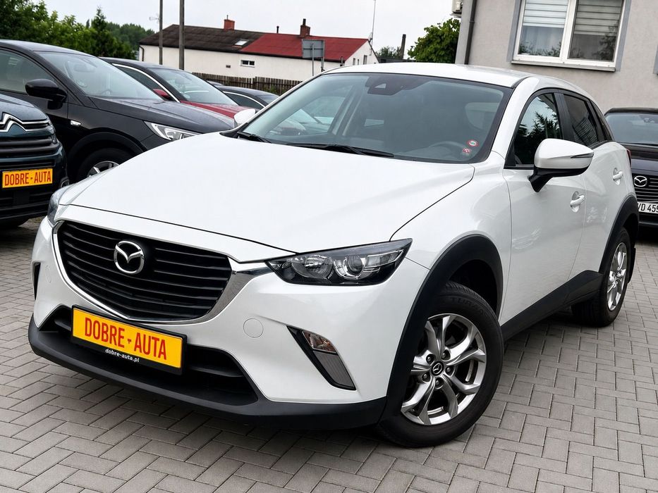 Mazda CX-3 Biała perła kolor śliczny Niski przebieg servis tylko 068000km benzyna