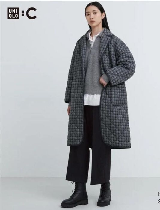 Стьобане пальто лайнер  uniqlo обмін