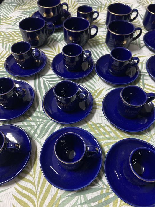 conjunto loiça azul