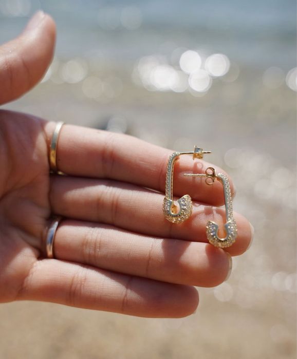 Kolczyki Safety Pin