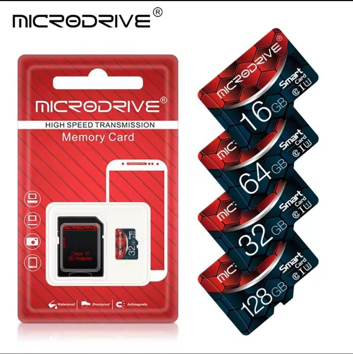 64гб SD Card сд карта флешка мікро СД micro SD камери відеонагляду фотокамери відеокамери телефон