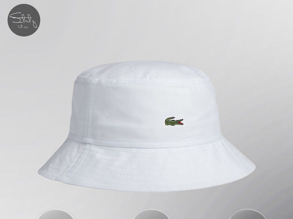 Панамки котонові Lacoste Bucket Hat, різні моделі. Панами, кепки.