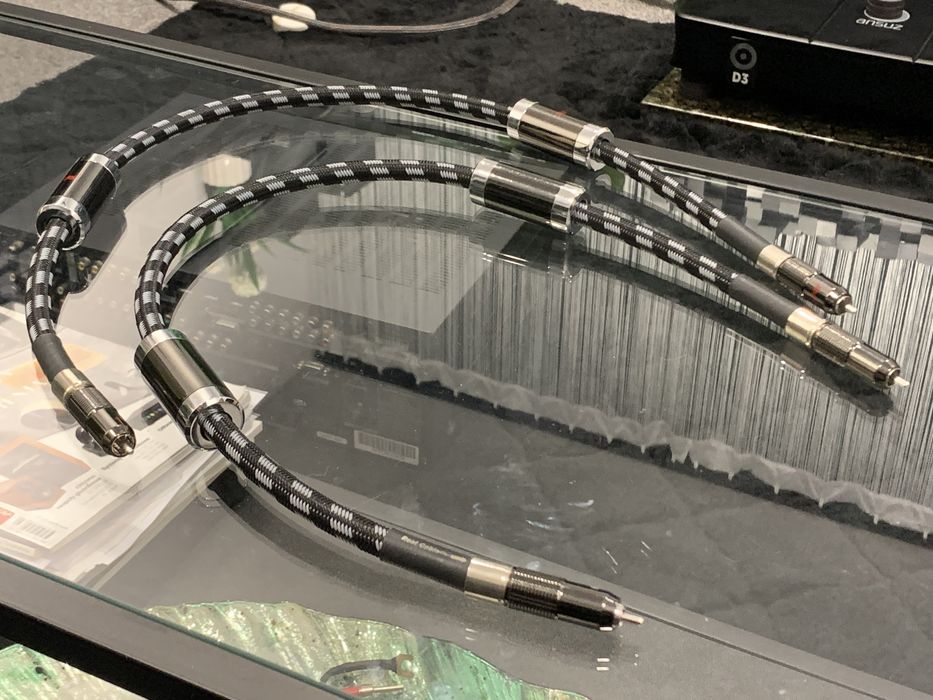 Audiofilskie Kable RCA Real-Cable Ca-Reflex 0,75m flagowy najlepszy w klasie Sklep 1000zl