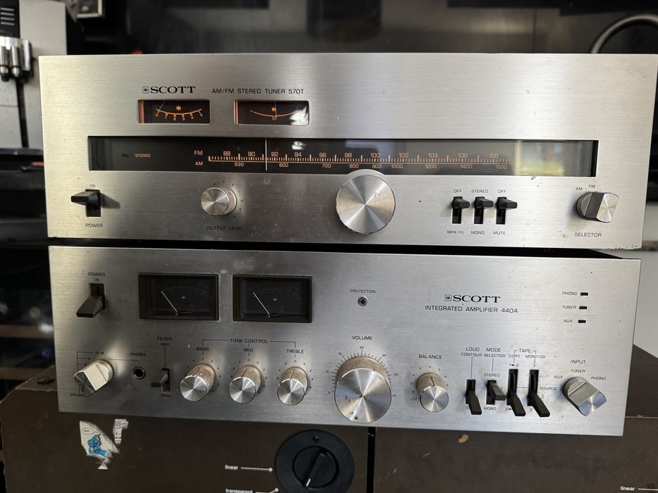 Scott Amplifer 440A+Scott Tuner 570 T