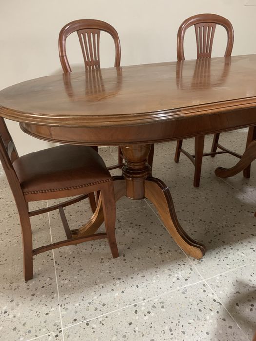 Conjunto mesa + 6 cadeiras