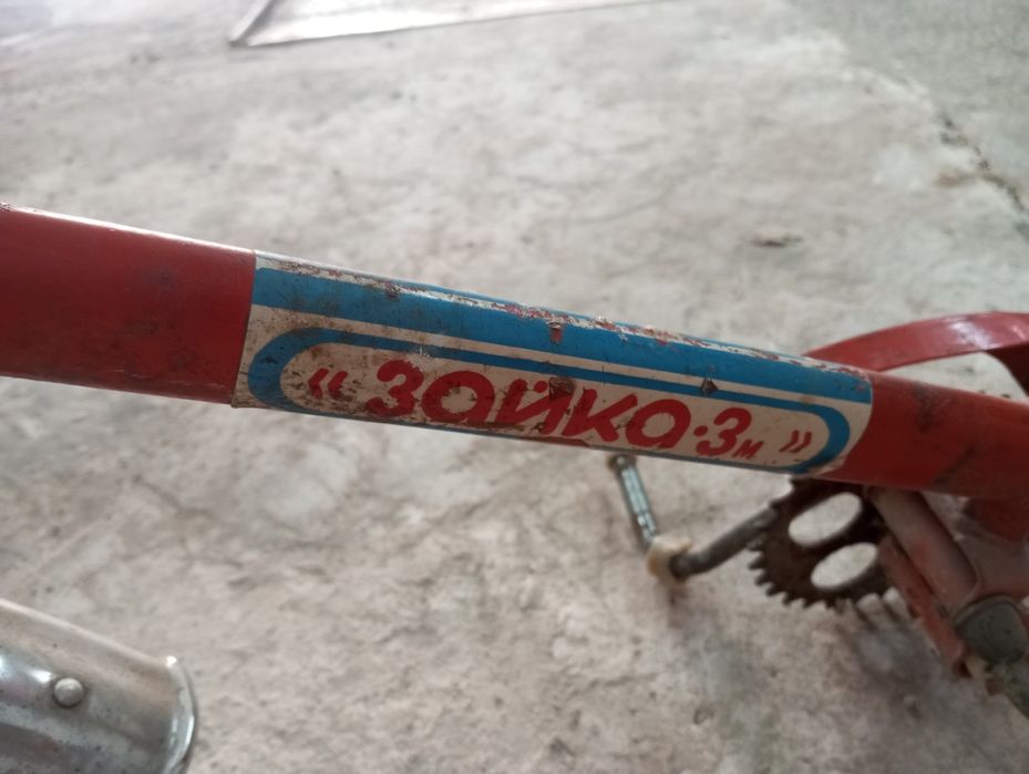 Велосипед зайчик 3 рама без колес