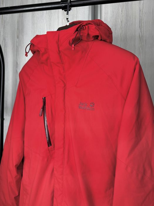 Jack Wolfskin Men Troposphere Ruby Red Winter Down Jacket
