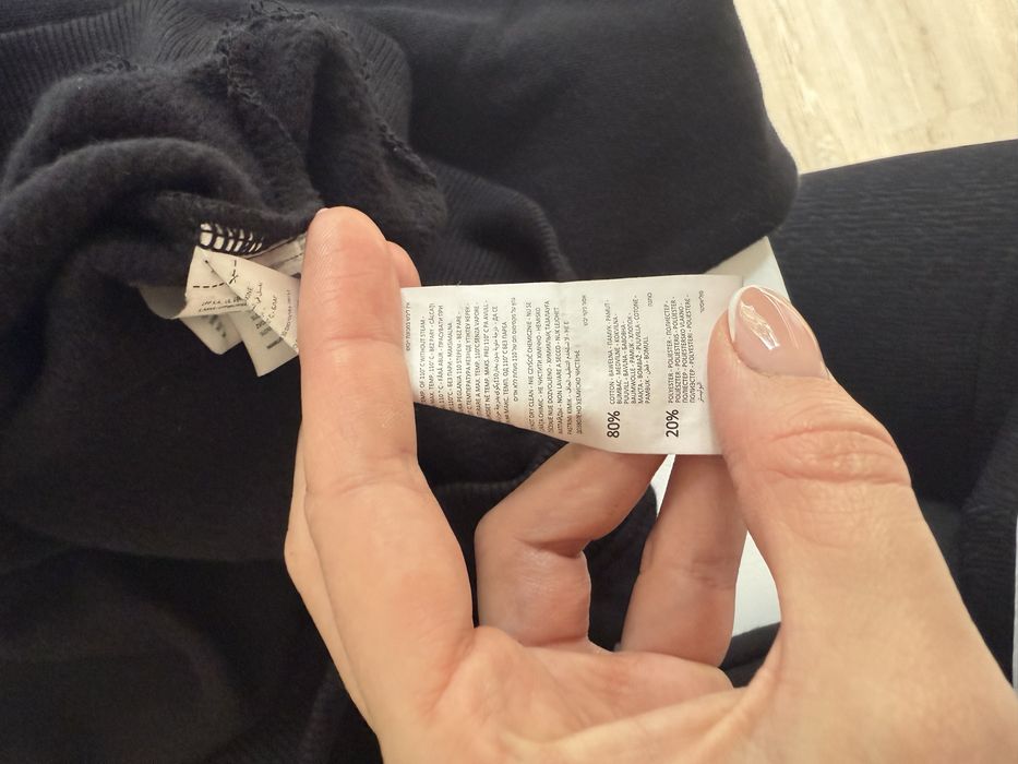 Czarna bluza cropp bawelna L