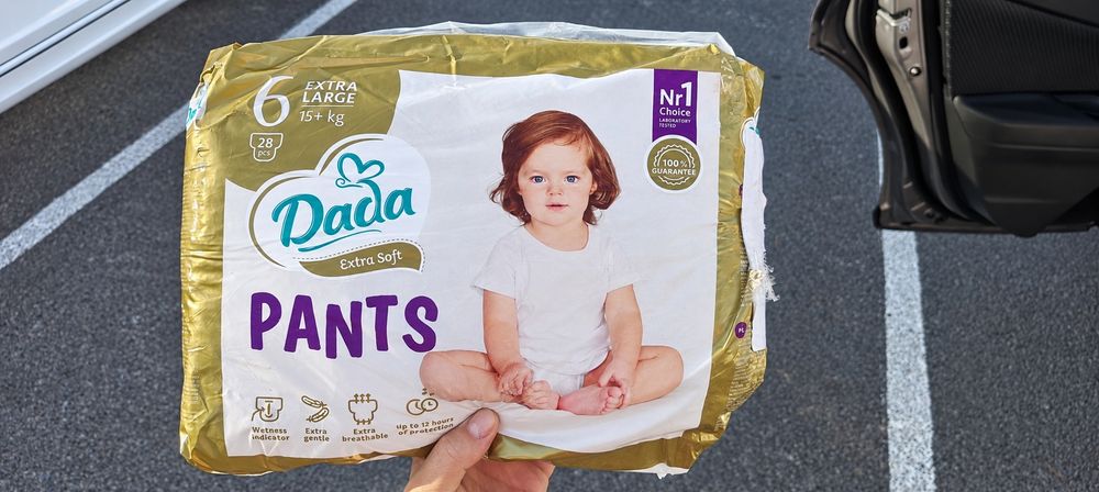 Підгузки Dada, Pampers - розміри 5, 6, 7