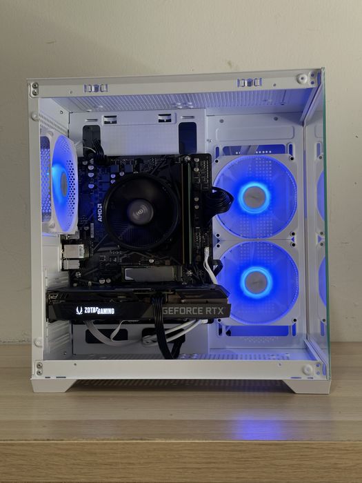 PC Gaming Ryzen 5 + RTX 3060 Ti | 16GB RAM | RGB | Pronto para Jogar