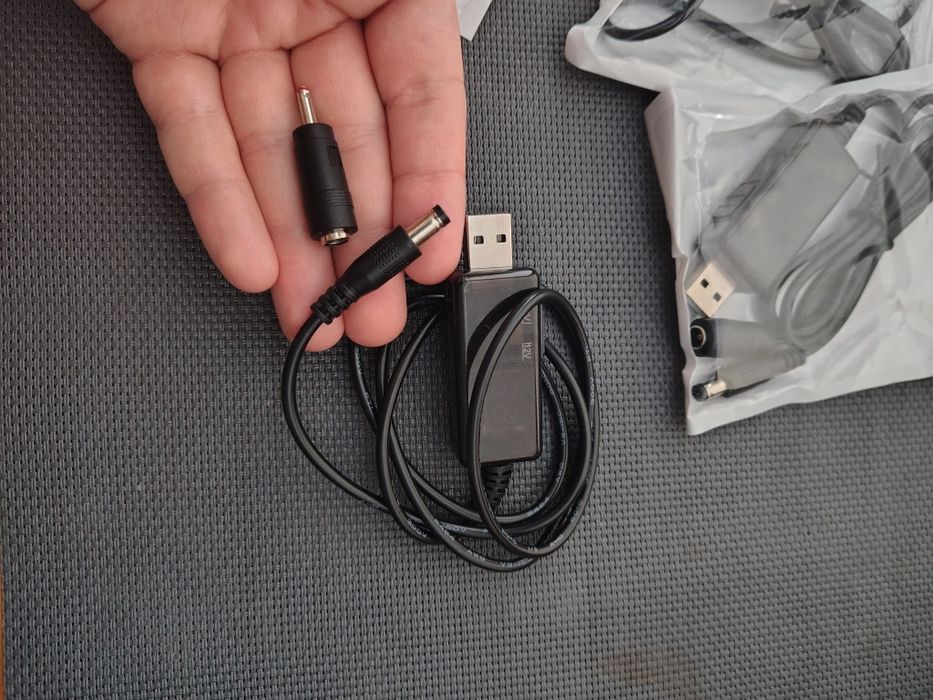 кабель usb на dc 9v 12v