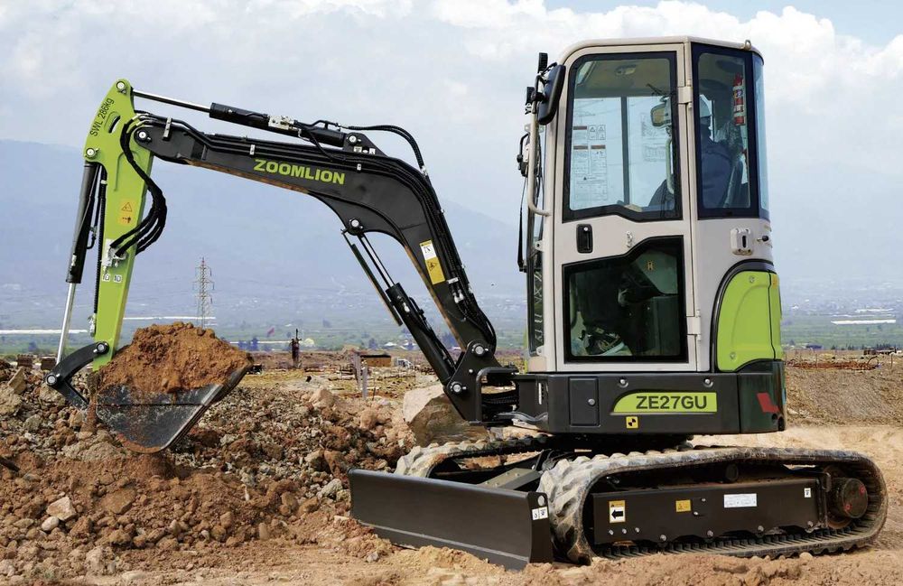 Minikoparka Gąsienicowa ZOOMLION ZE27 Klima - Kubota - 2700kg